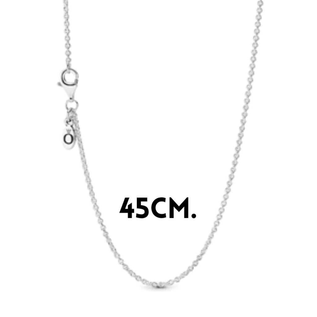 CORRENTE PAN 45CM - PRATA 925