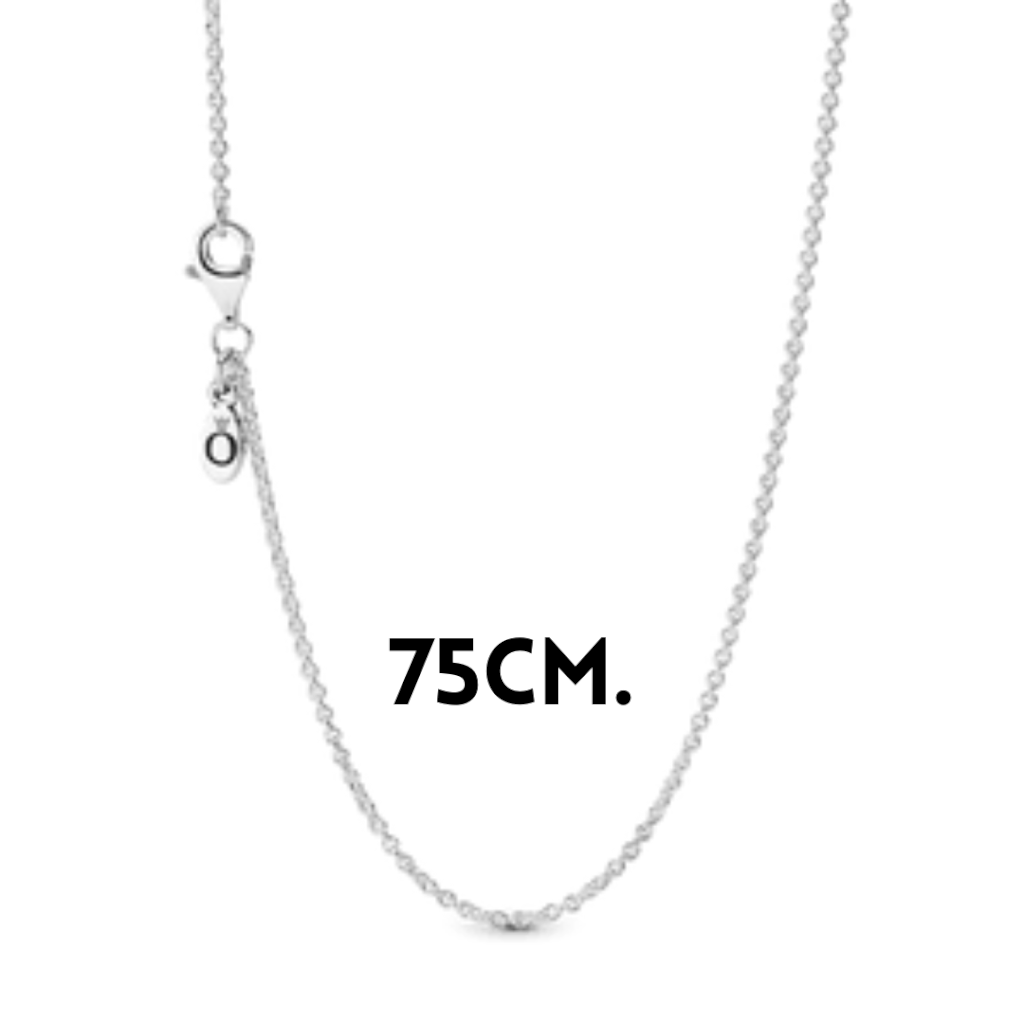 CORRENTE PAN 75CM - PRATA 925