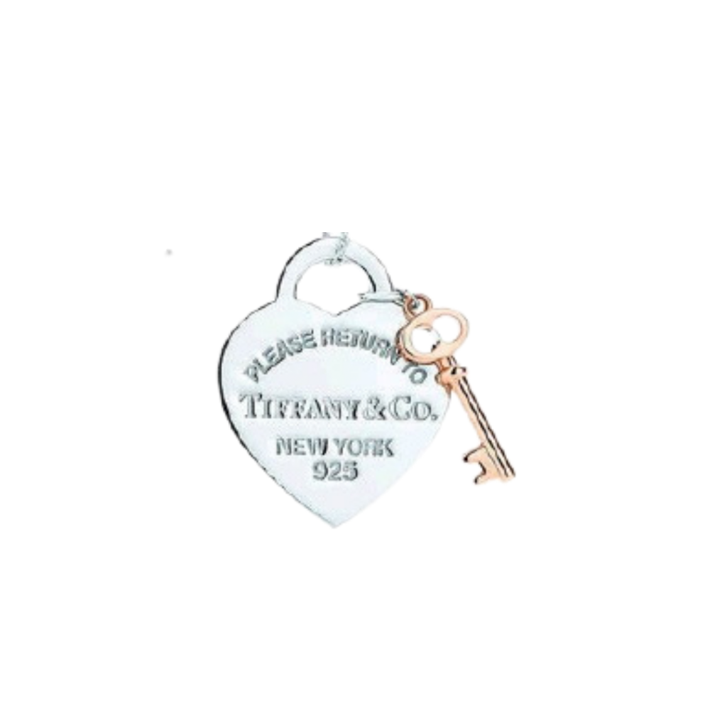 PINGENTE COLAR CHAVE DE OURO TIFFA - PRATA 925