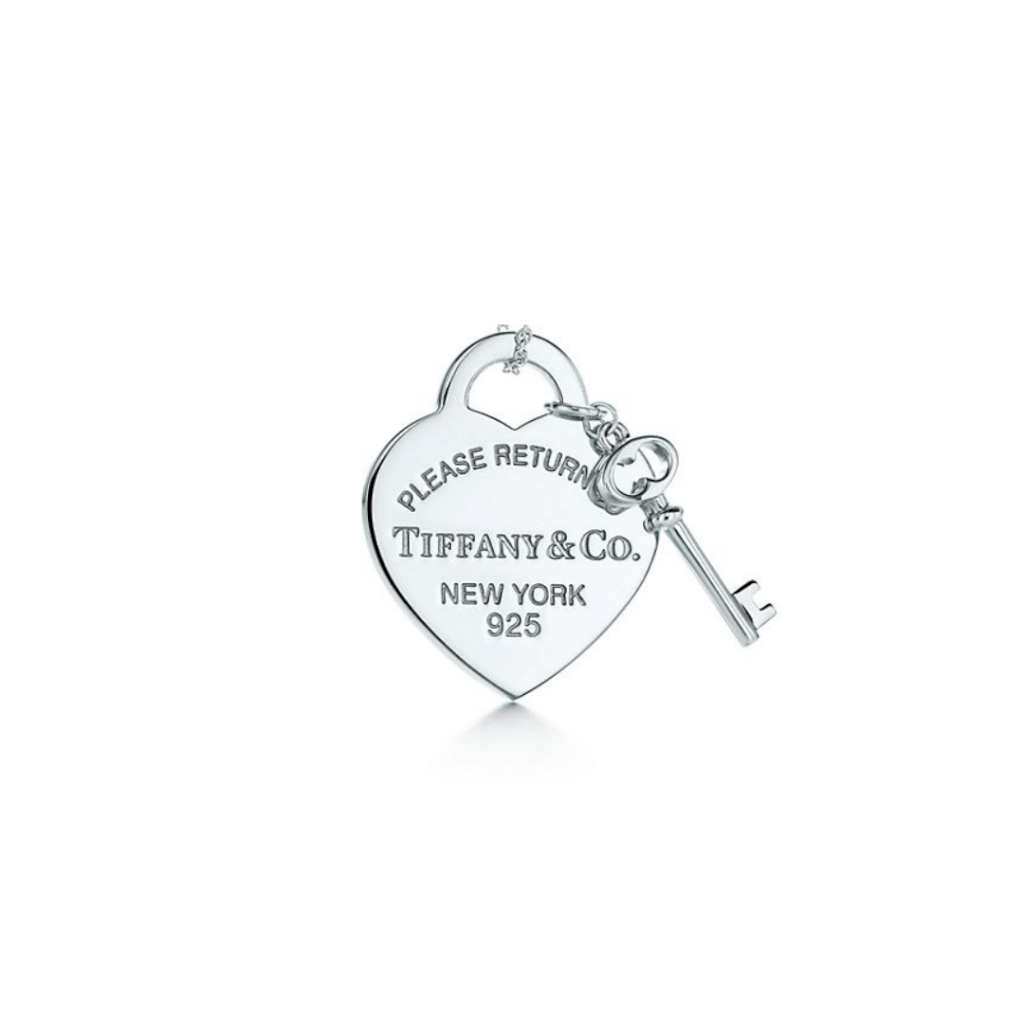 PINGENTE CHAVE PRATA TIFFA - PRATA 925