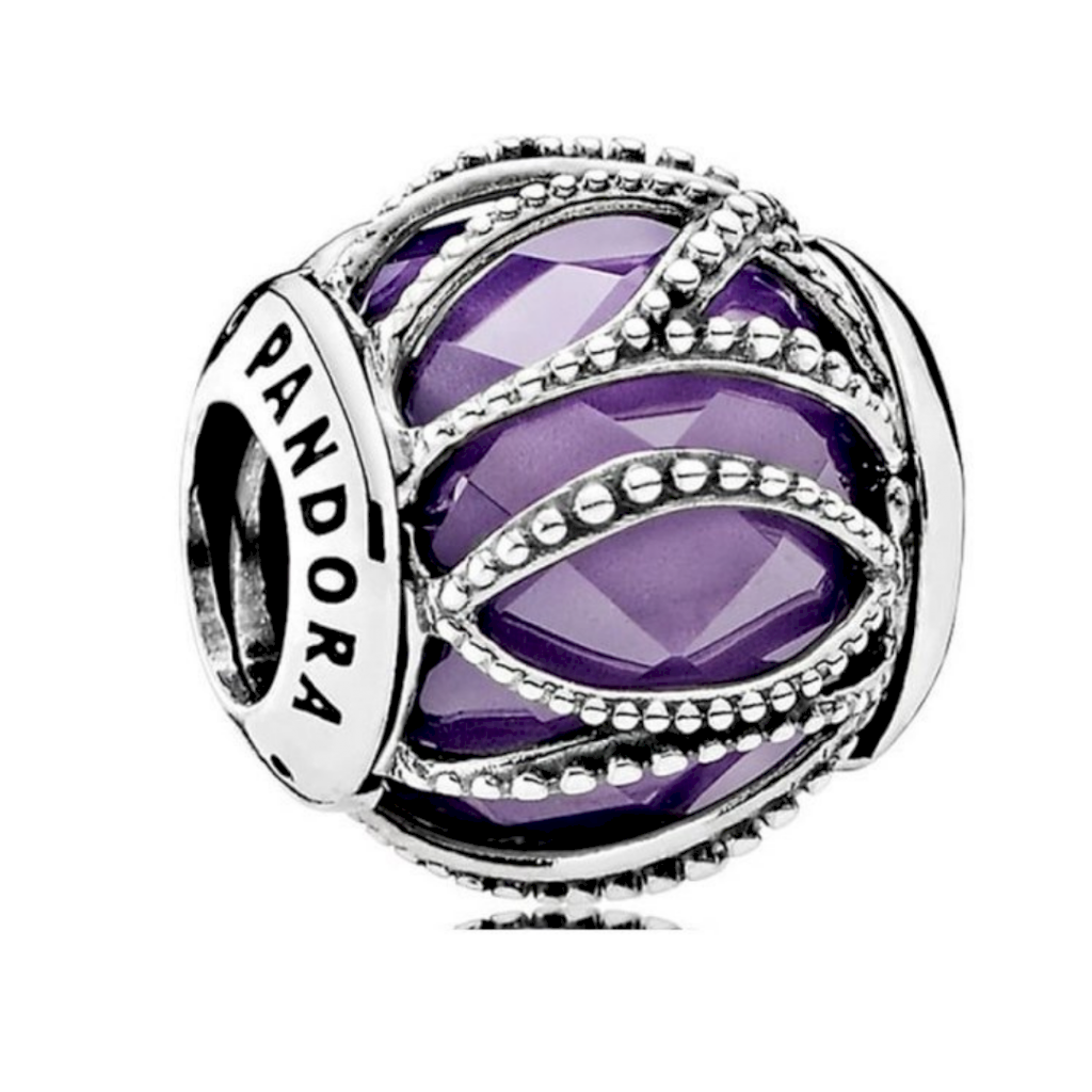 BERLOQUE PURPLE CIRCULO PAN - PRATA 925