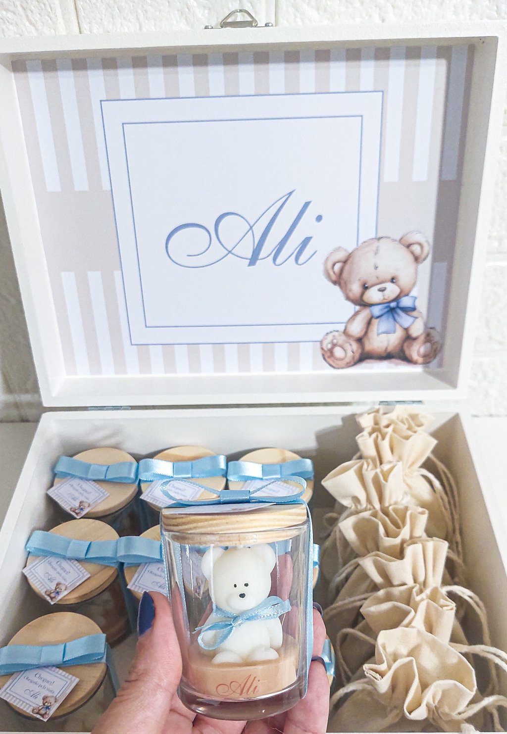 Vela Urso de Vidro