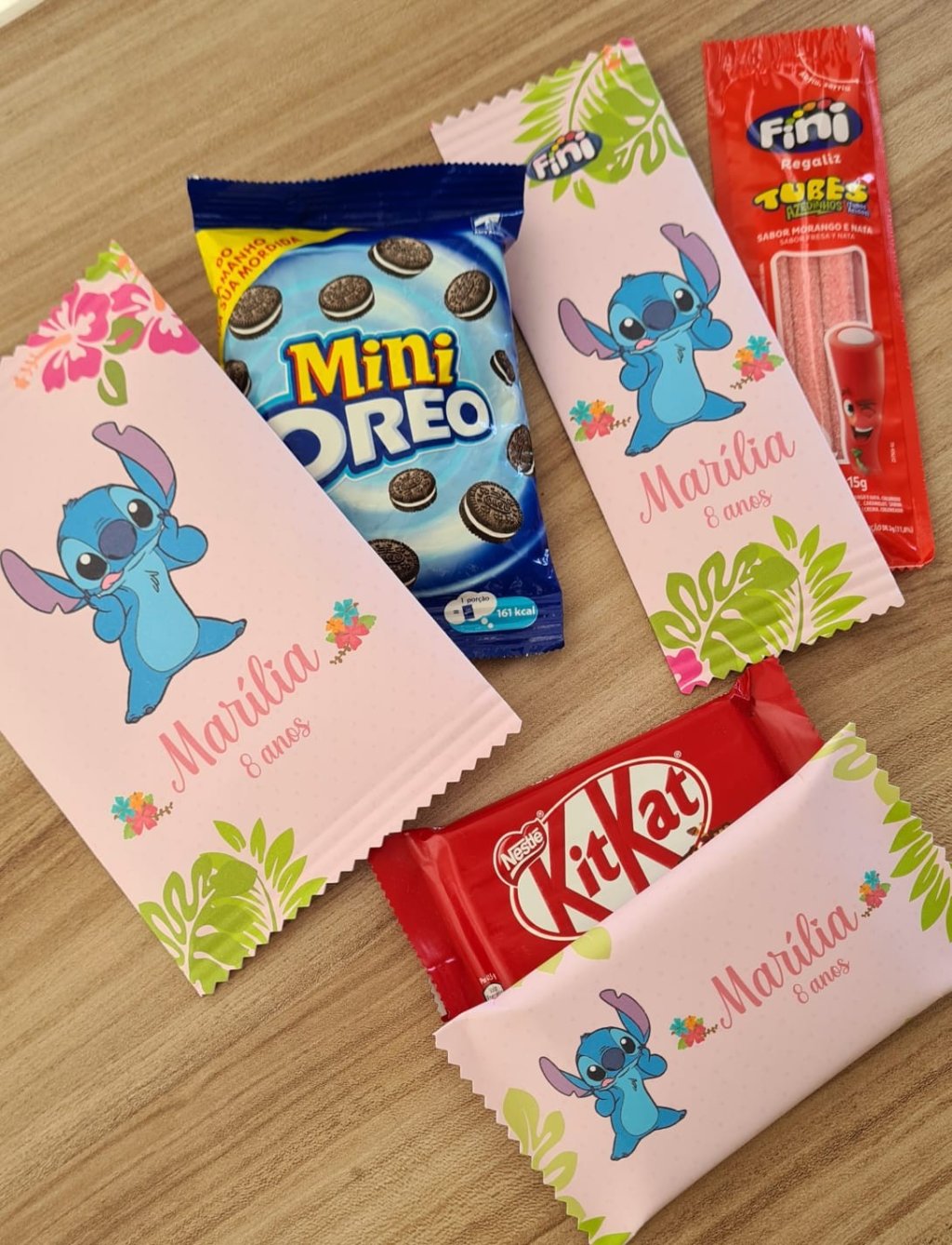 KIT FESTA RECHEADA - 30 PERSONALIZADOS 