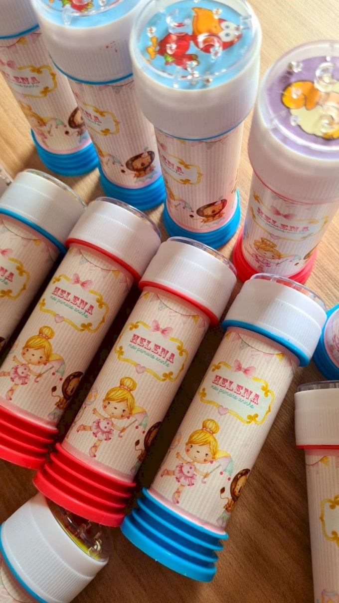 BOLINHA DE SABÃO PERSONALIZADA 