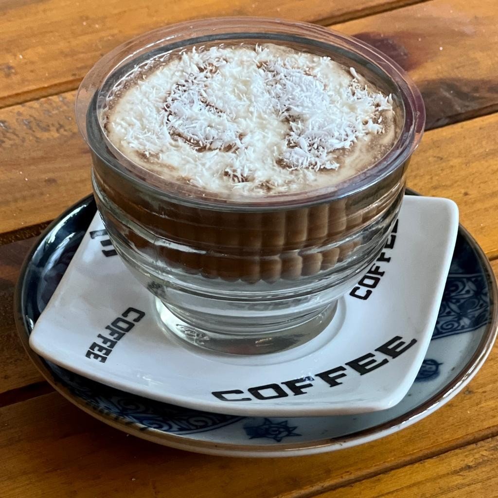 Mousse de Cappuccino e Coco (Sob encomenda)