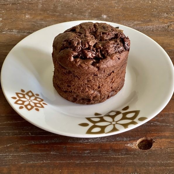 Muffin de Banana e Chocolate