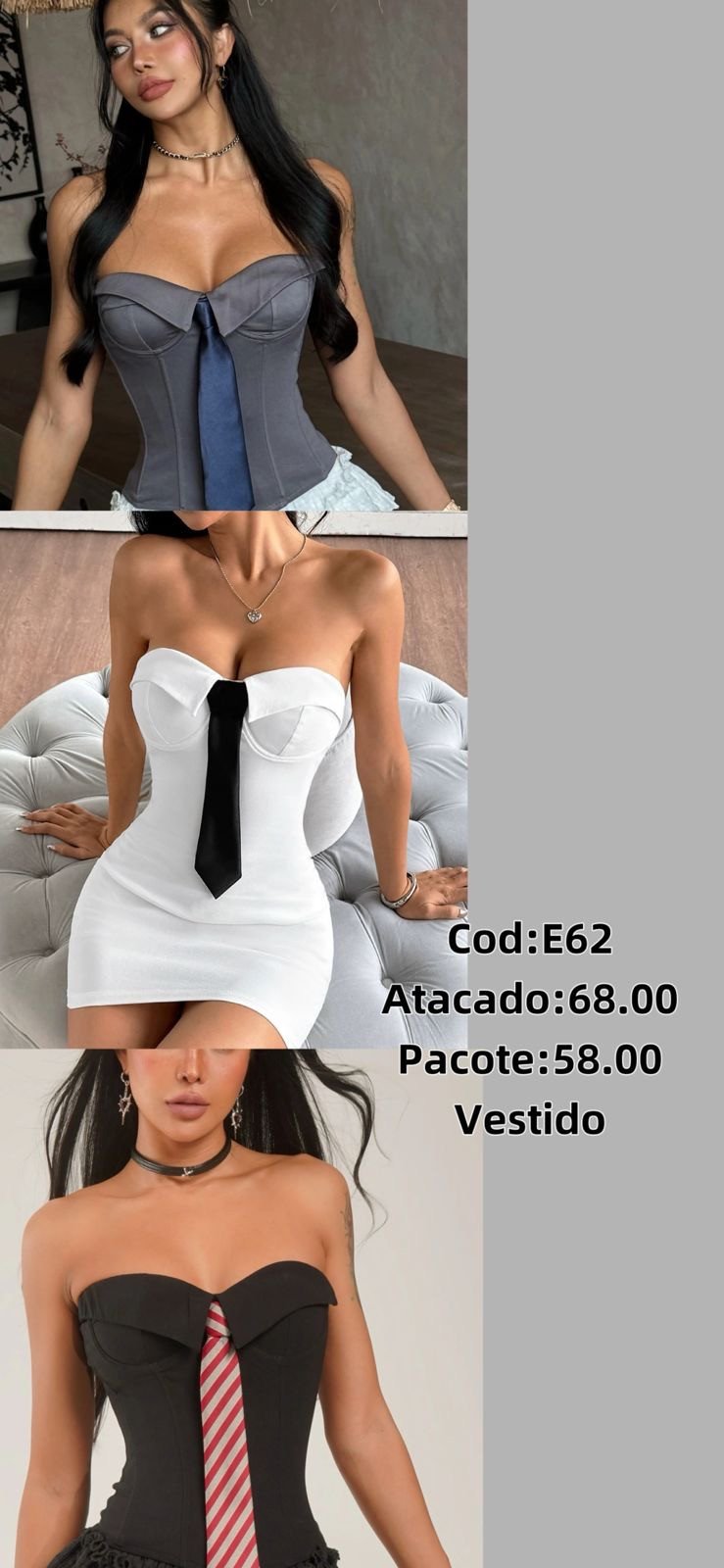 Vestidos Corset E62
