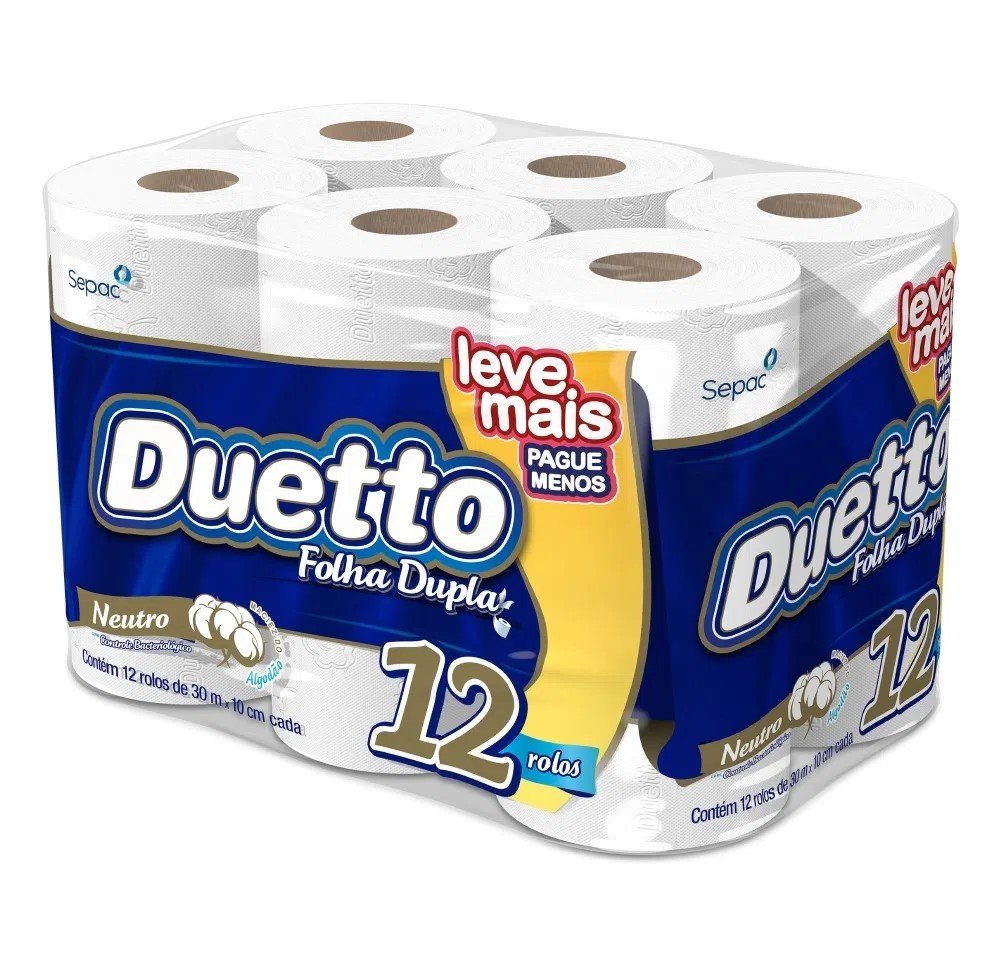 PAPEL H DUETTO C/12 L.M P.M NEUTRO