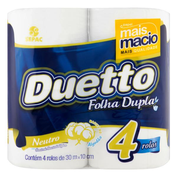 PAPEL H DUETTO C/4 NEUTRO 30M