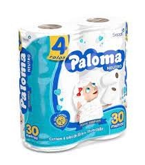 PAPEL H PALOMA C/4 NEUTRO 30M
