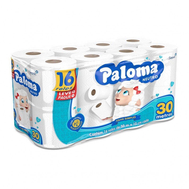 PAPEL H PALOMA C/16 NEUTRO 30M