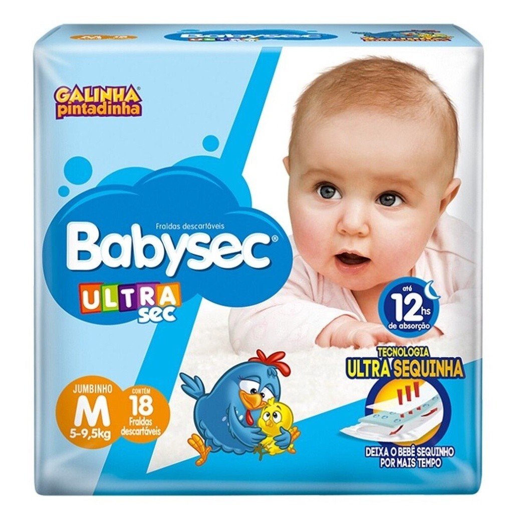 FRALDA BABYSEC ULTRA JUMB. M C/18