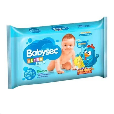 TOALHA UMEDECIDA BABYSEC C/46UN