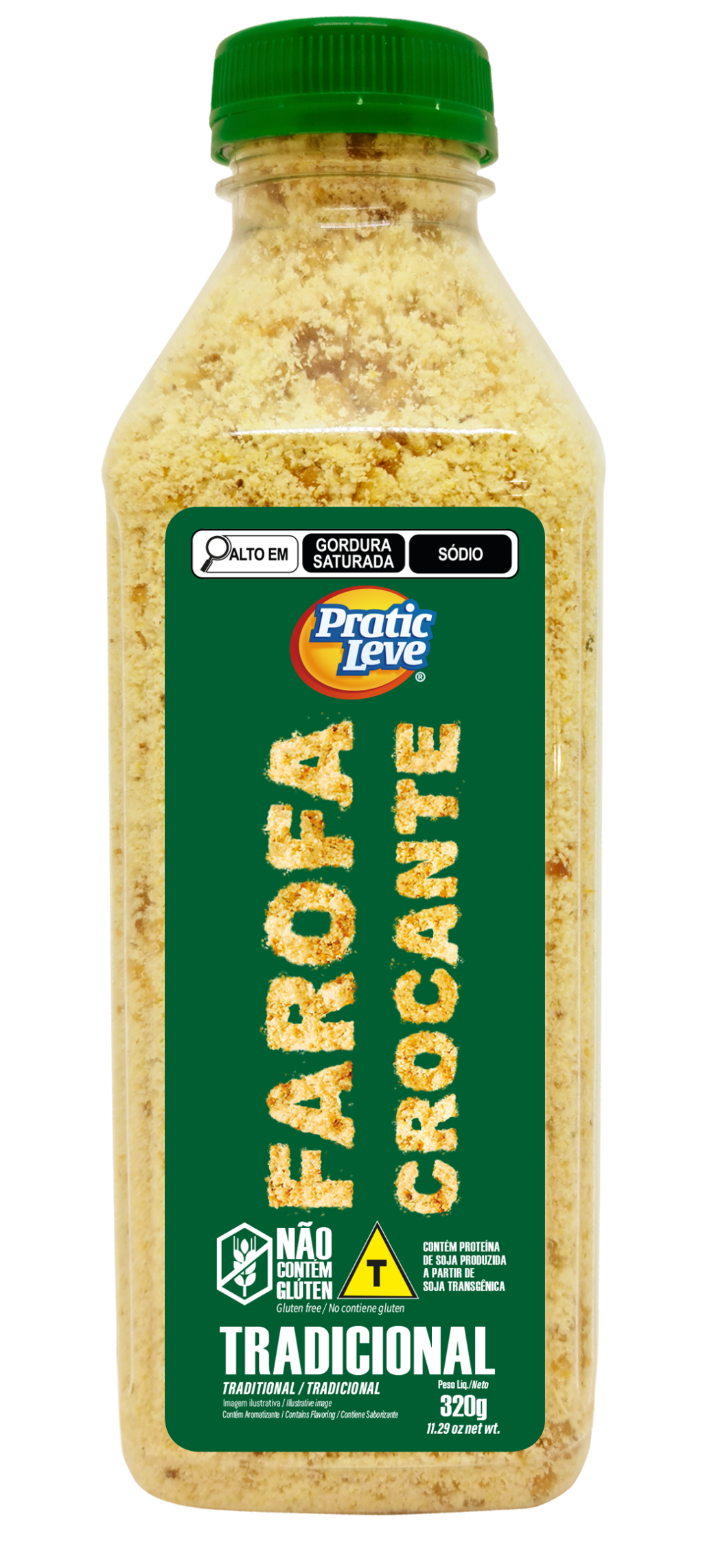 FAROFA PRATIC LEVE 320G TRADICIONAL