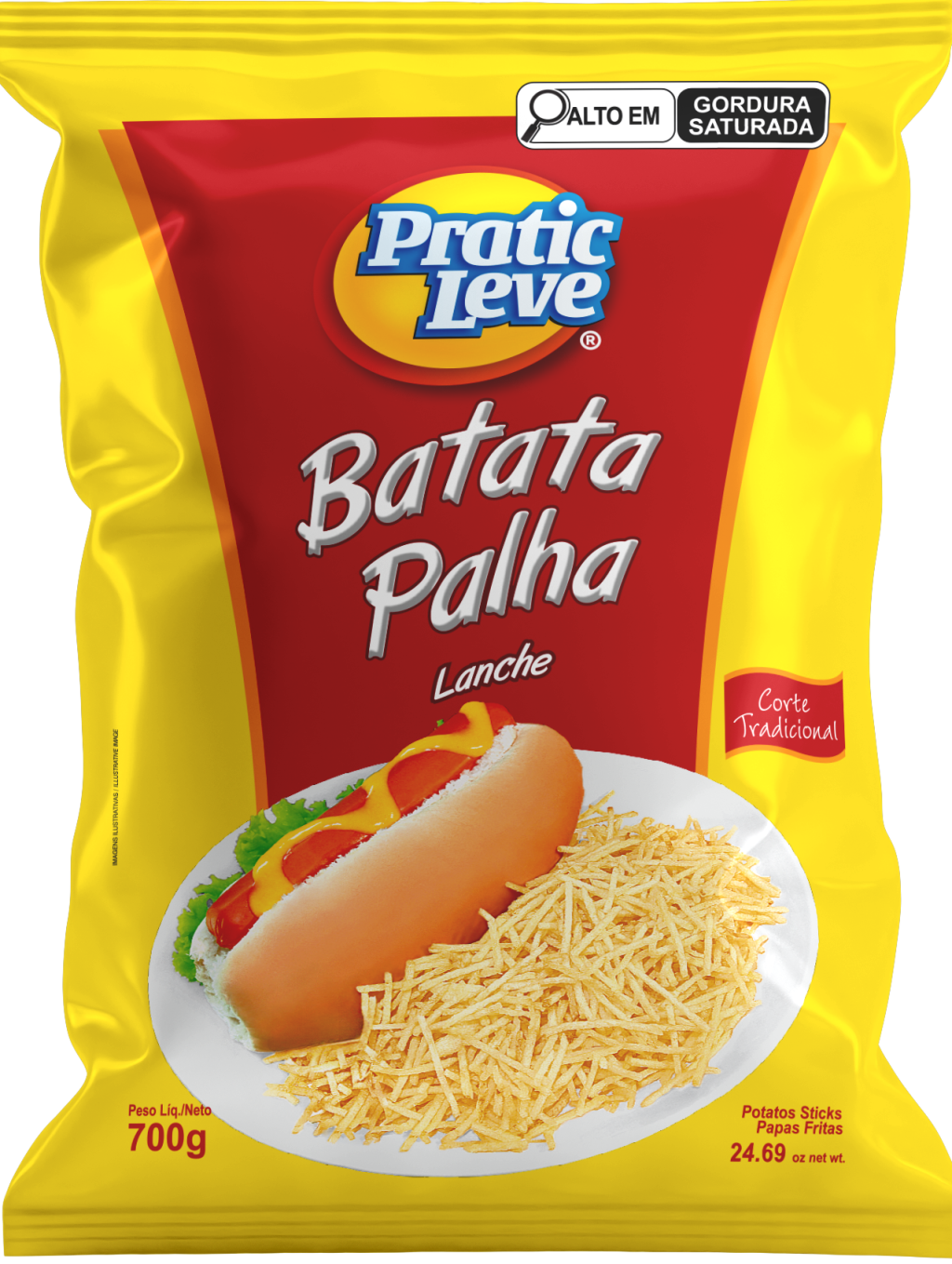 BATATA P. PRATIC LEVE 700G LANCHE