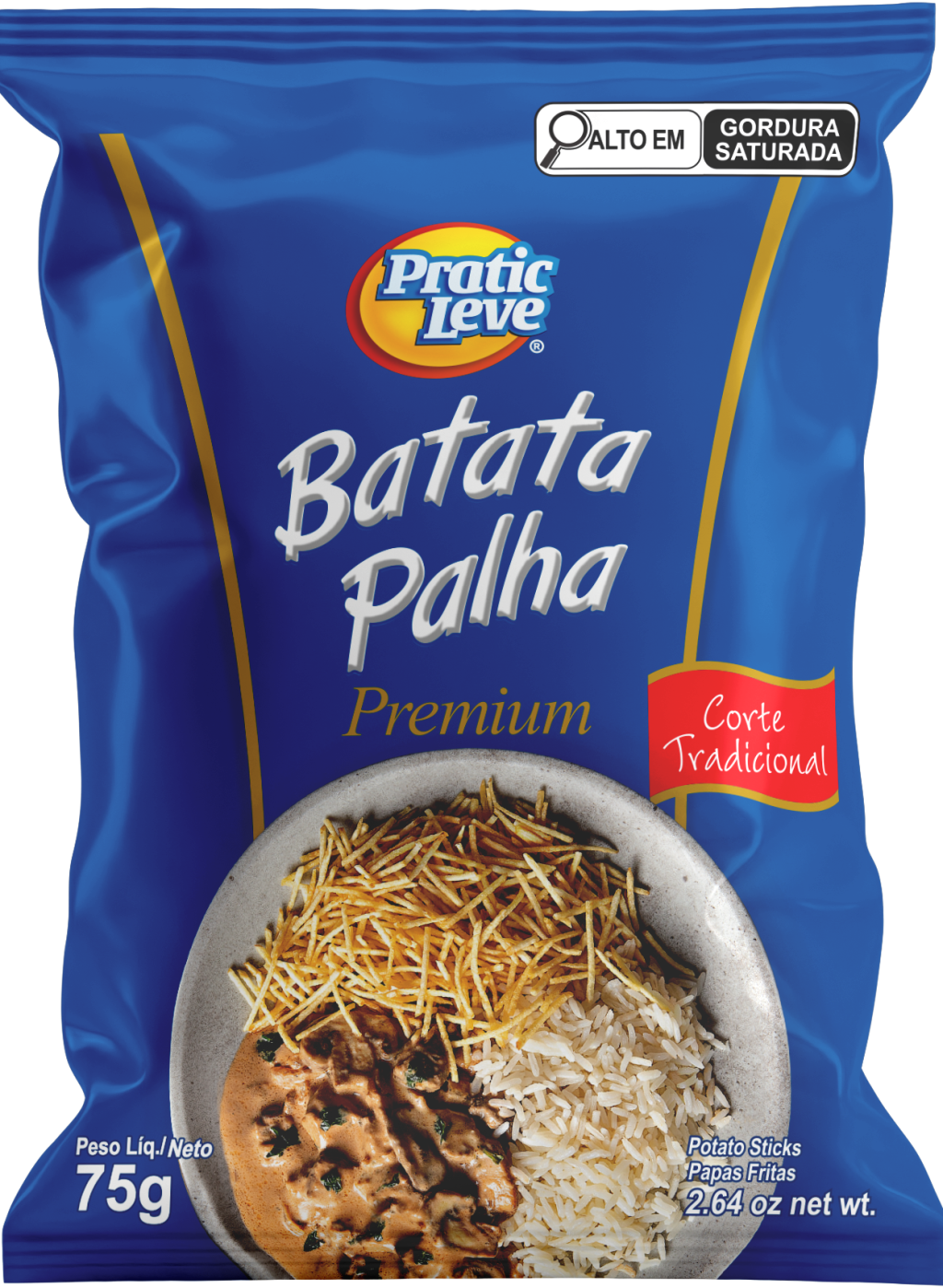 BATATA P. PRATIC LEVE 75G PREMIUM