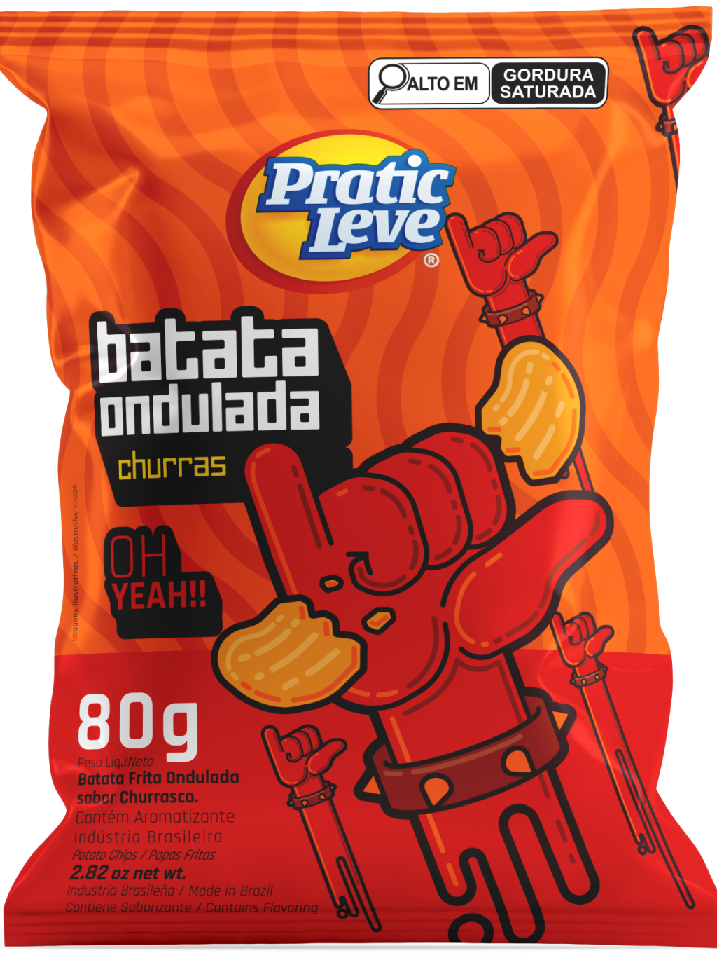 BATATA OND PRATIC LEVE 80G CHURRASCO
