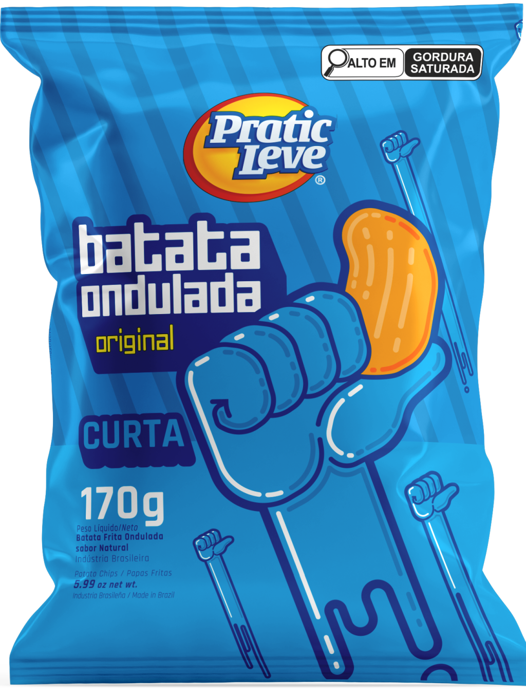 BATATA OND PRATIC LEVE 170G NATURAL