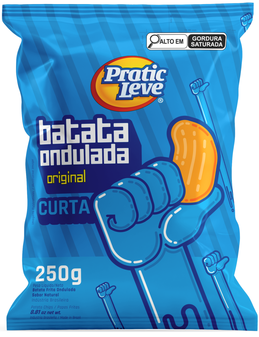 BATATA OND PRATIC LEVE 250G NATURAL
