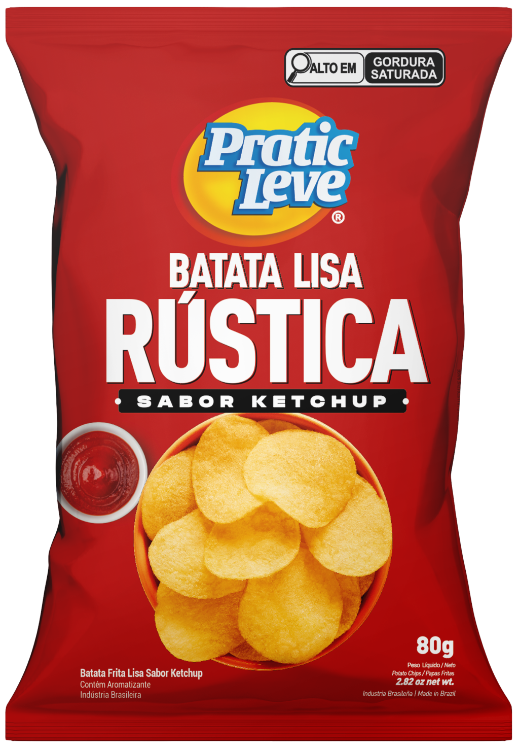 BATATA PRATIC LEVE RUSTICA 80G KETCHUP