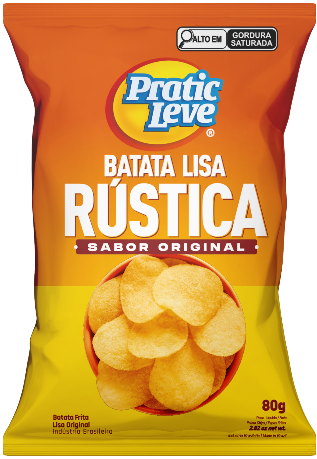 BATATA PRATIC LEVE RUSTICA 80G