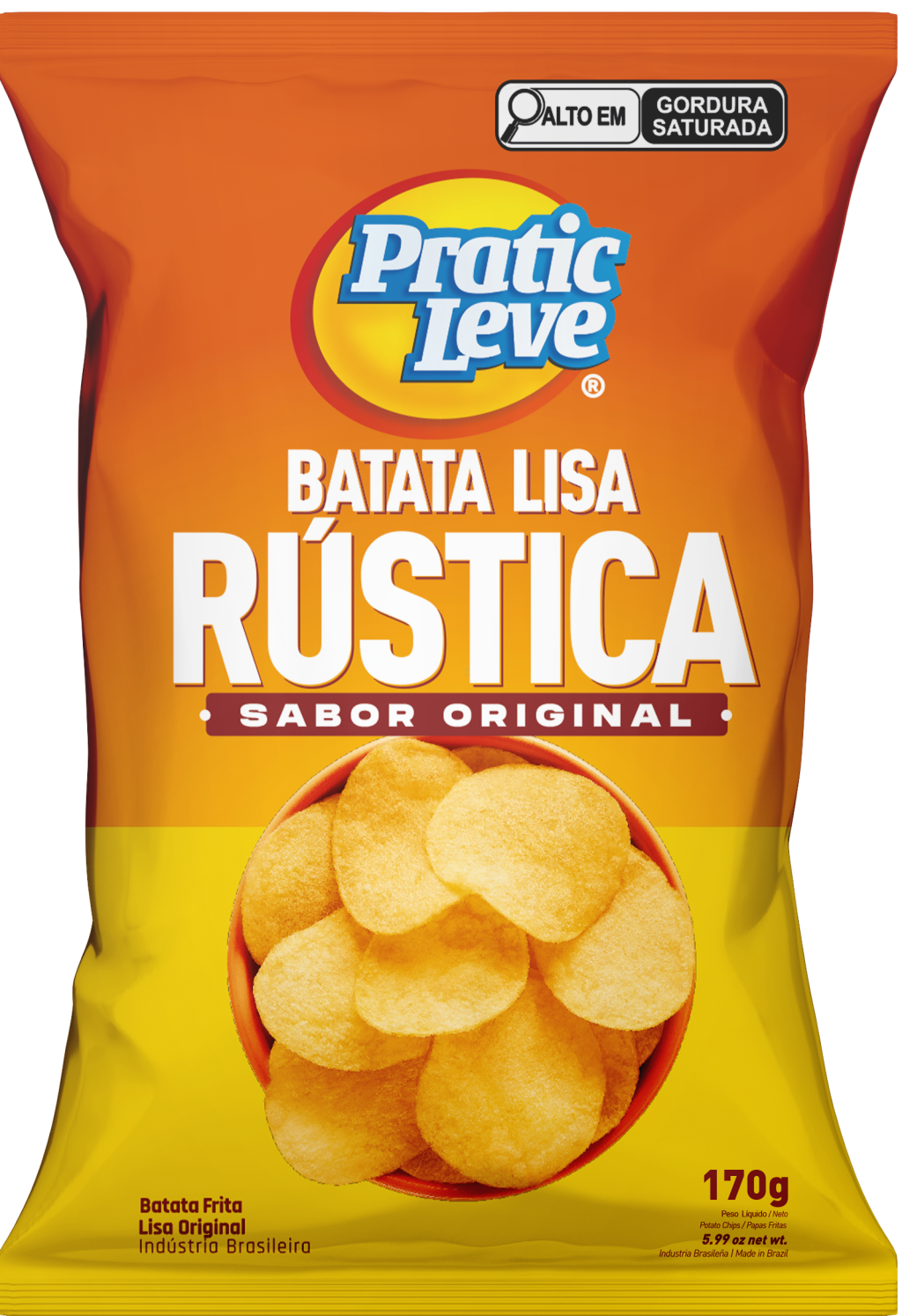 BATATA PRATIC LEVE RUSTICA 170G