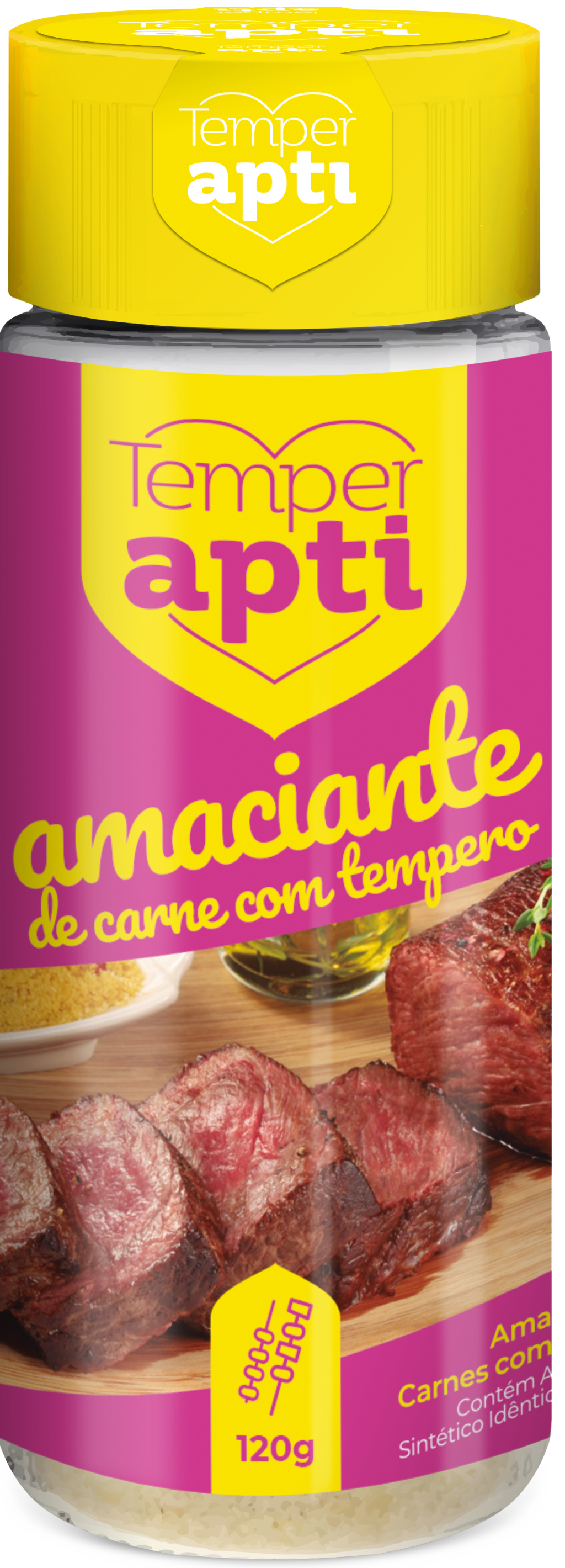 AMACIANTE DE CARNES TEMPERAPTI 120G POTE