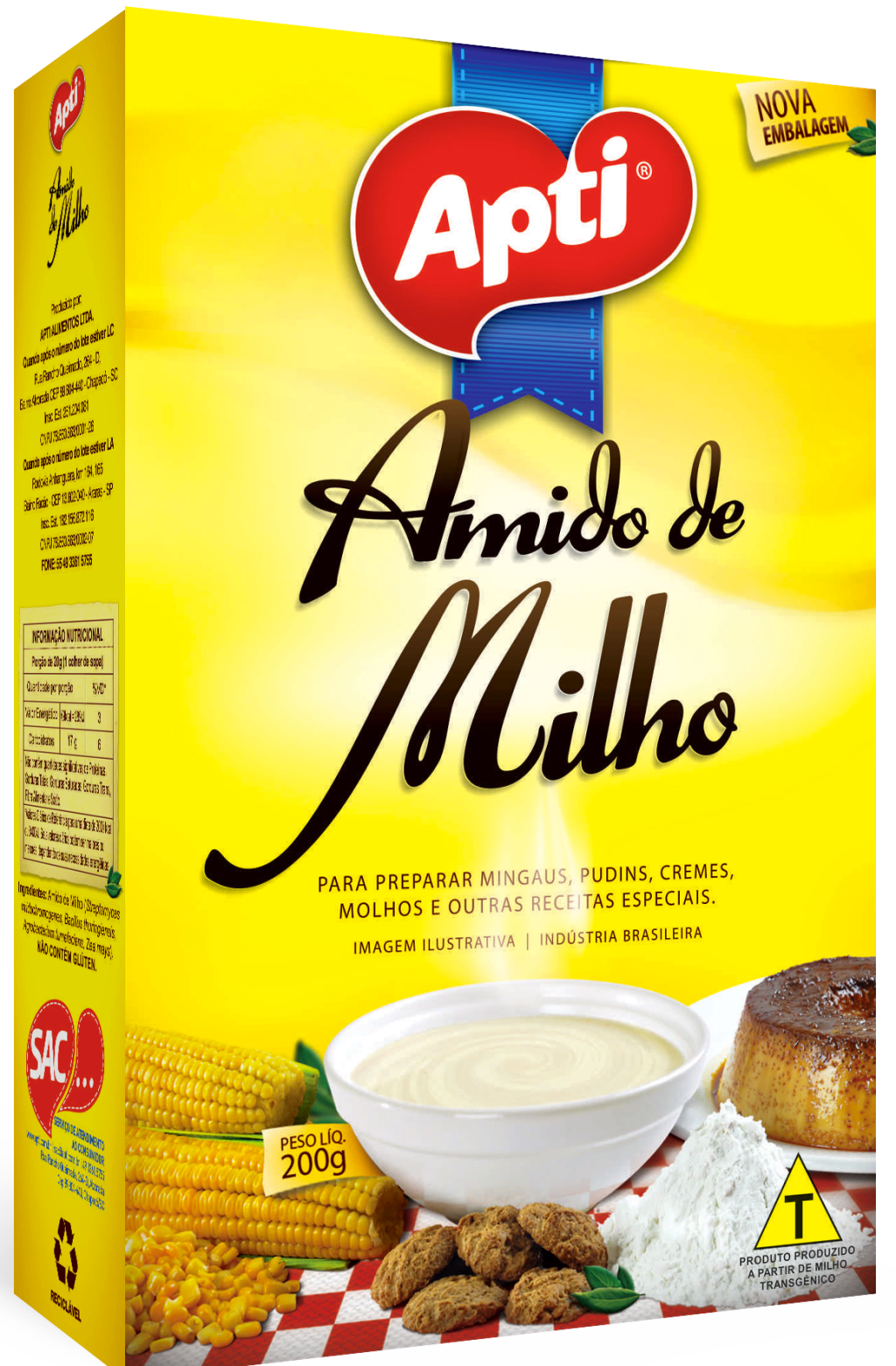 AMIDO DE MILHO APTI 200G CAIXA