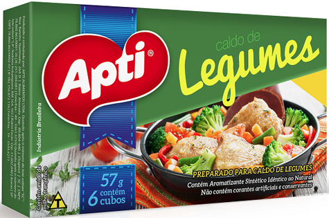 CALDO DE LEGUMES APTI 10 X 57G