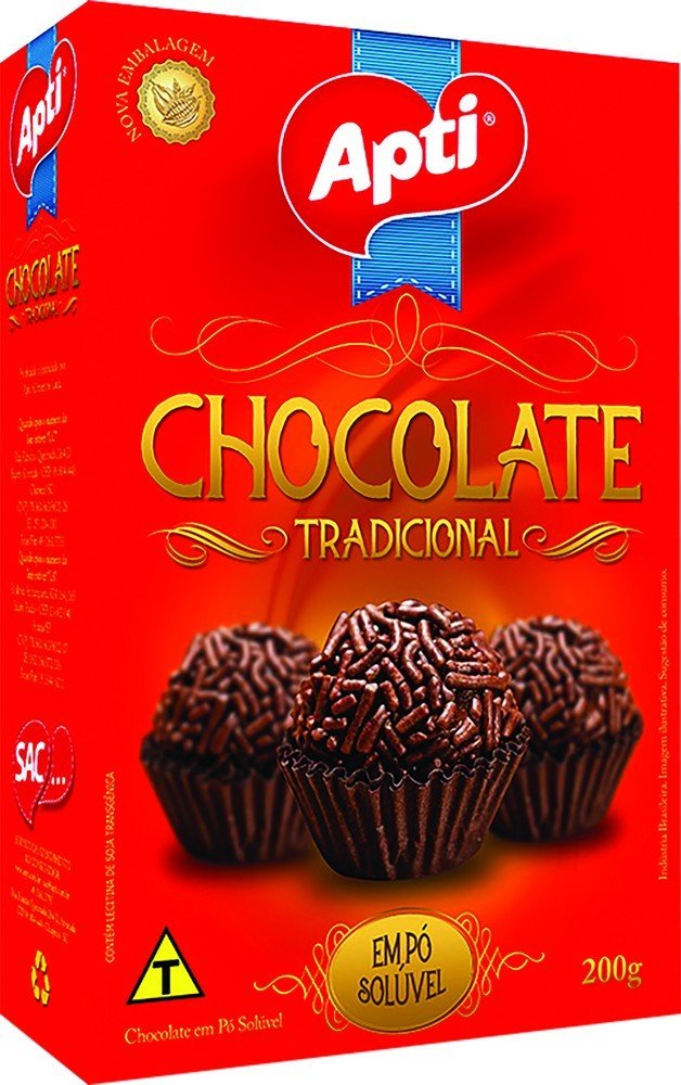 CHOCOLATE EM PO  APTI 200G CX