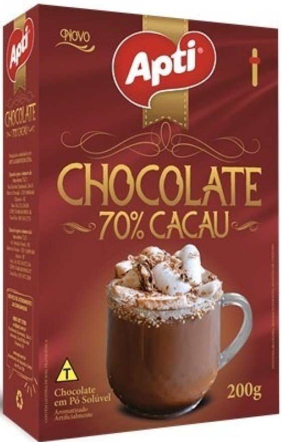 CHOCOLATE EM PO 70%  APTI 200G CX