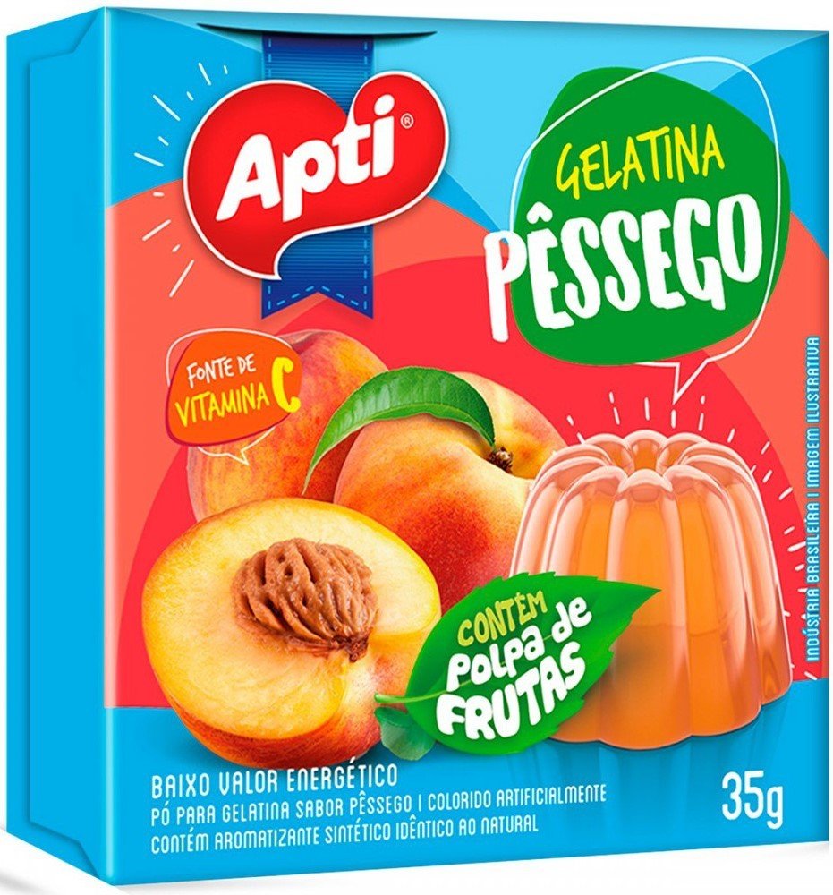 GELATINA APTI 20G PESSEGO