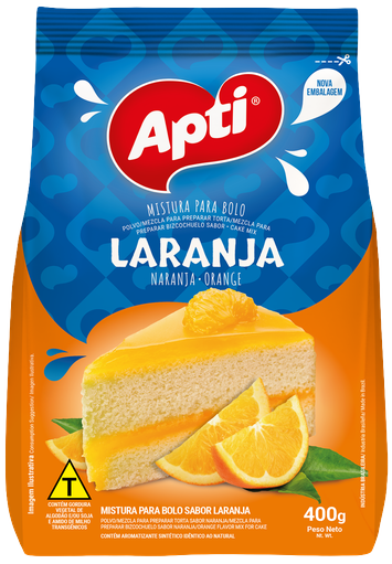 MIST BOLO APTI 400G LARANJA