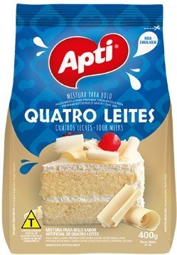MIST BOLO APTI 400G QUATRO LEITES
