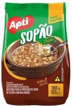 SOPAO APTI 180G FEIJÃO C/MACARRÃO