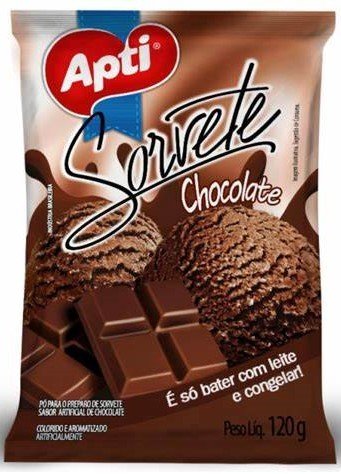 SORVETE APTI 120G CHOCOLATE SACHE