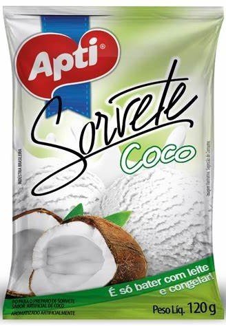 SORVETE APTI 120G COCO SACHE