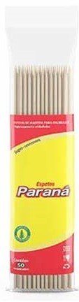 ESPETOS PARANA BAMBU 25CM C/50UN 