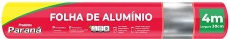 FOLHA DE ALUMINIO PARANA 30CM COM 4M