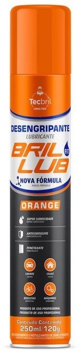 DESENGRIPANTE TECBRIL BRIL LUB FIT ORANGE 250ML