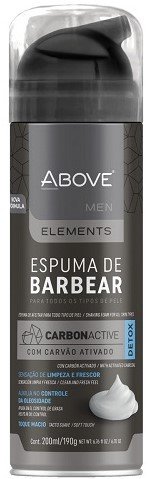 ESPUMA DE BARBEAR ABOVE ELEMENTS CARBON 200ML