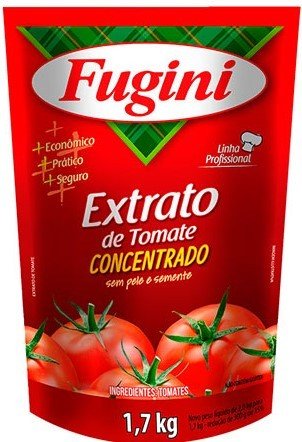 EXTRATO DE TOMATE FUGINI 1,7KG SACHE