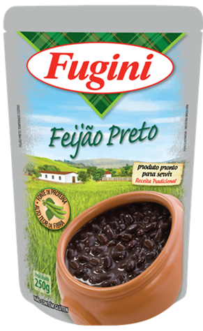 FEIJAO PRETO FUGINI 250G SACHE