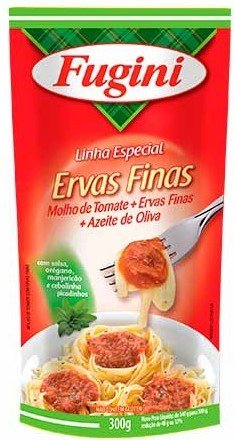 MOLHO DE TOMATE ERVAS FINAS SACHE FUGINI 300G
