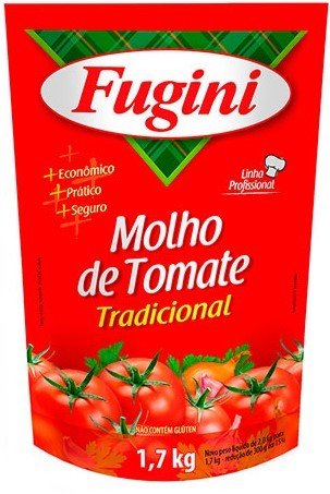MOLHO DE TOMATE FUGINI 1,7KG TRAD. SACHE