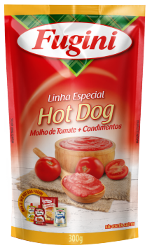 MOLHO DE TOMATE FUGINI 300G HOT DOG SACHE