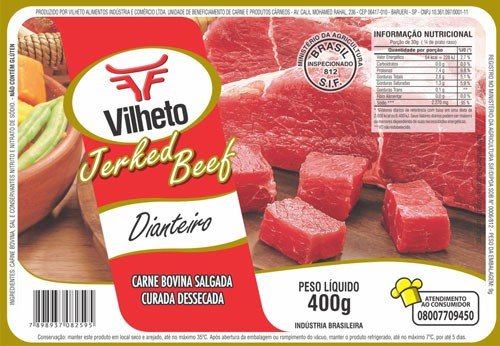 CARNE BOVINA SALG VILHETO 400G DIANTEIRO