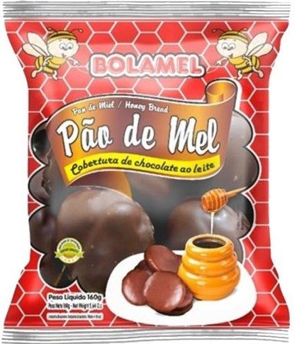 BISC BOLA MEL 160G CHOC AO LEITE
