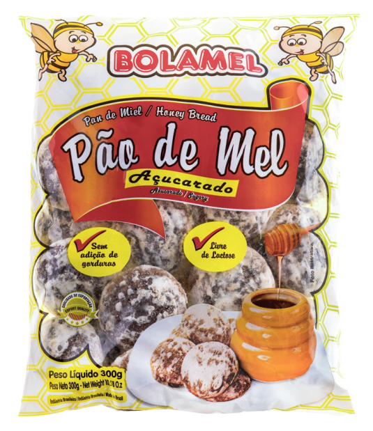 BISC BOLA MEL 240G AÇUCARADO