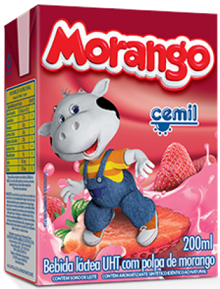 BEB LACTEA CEMIL 200ML MORANGO
